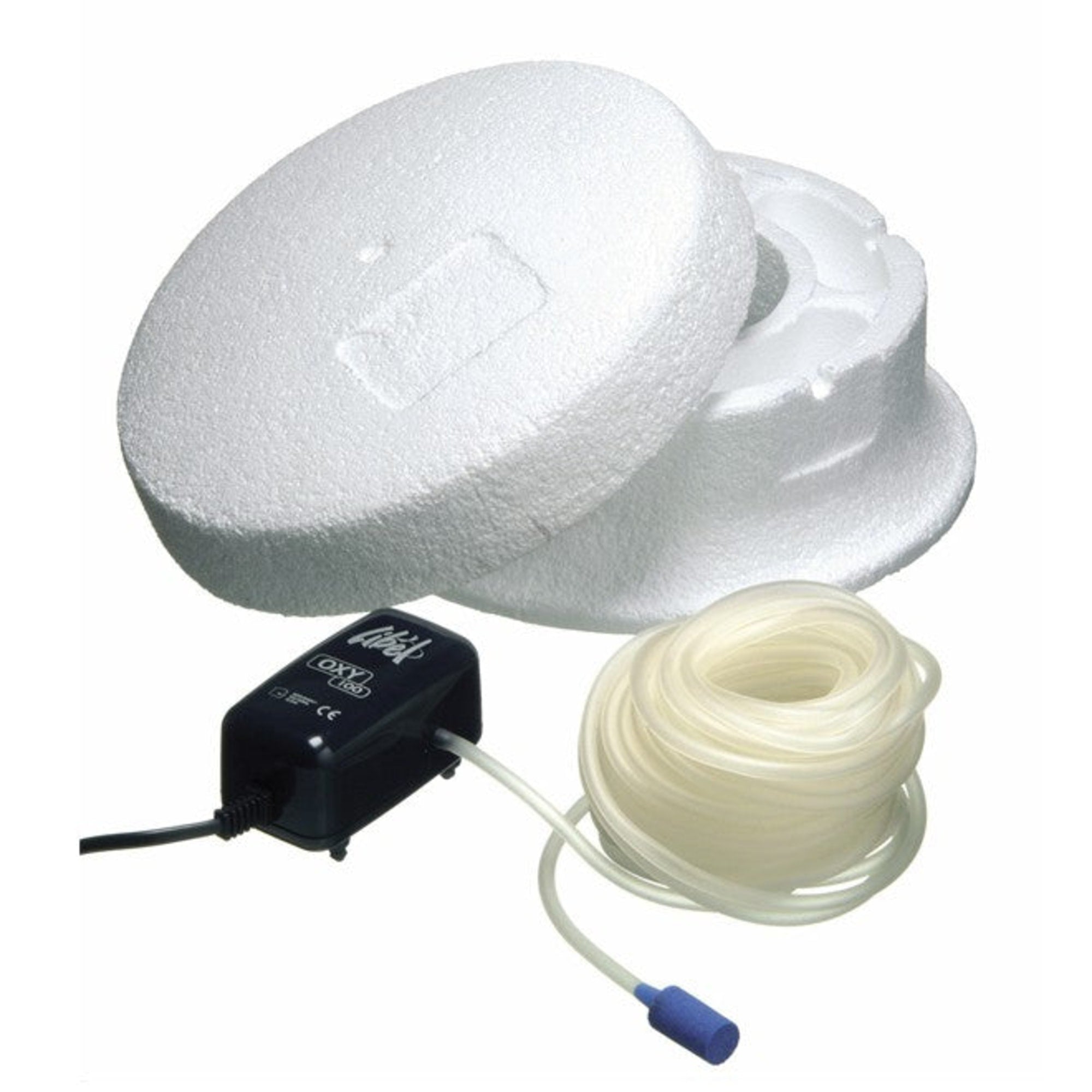 Basic Ø25cm ijsvrijhouder + oxy 100 beluchtingspomp