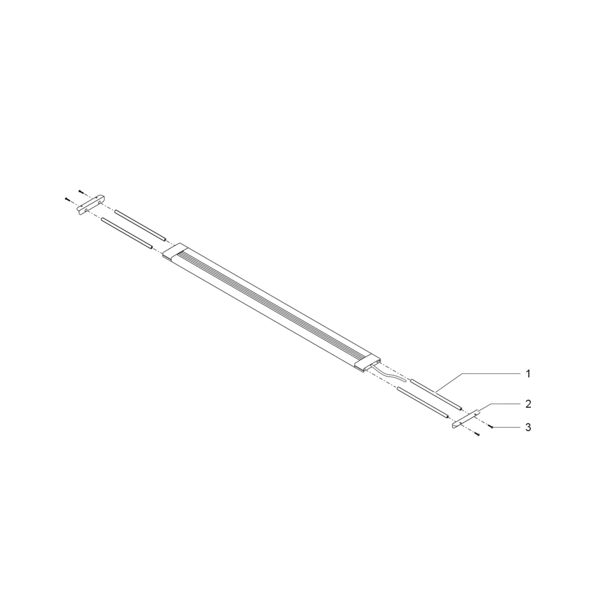 Bevestigingsbeugel vlak HighLine LED