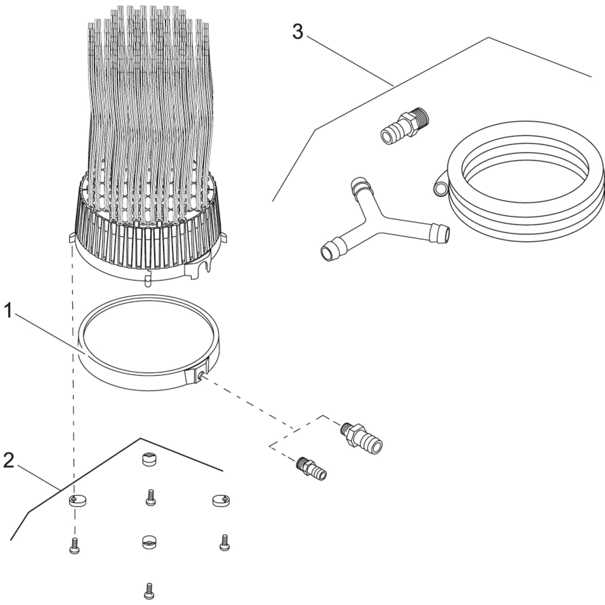 BG OxyTex Y-Verdeler / luchtslang
