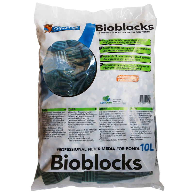 Bioblocks Zak 25 Liter, Filtermedium bij Vijvercentrum