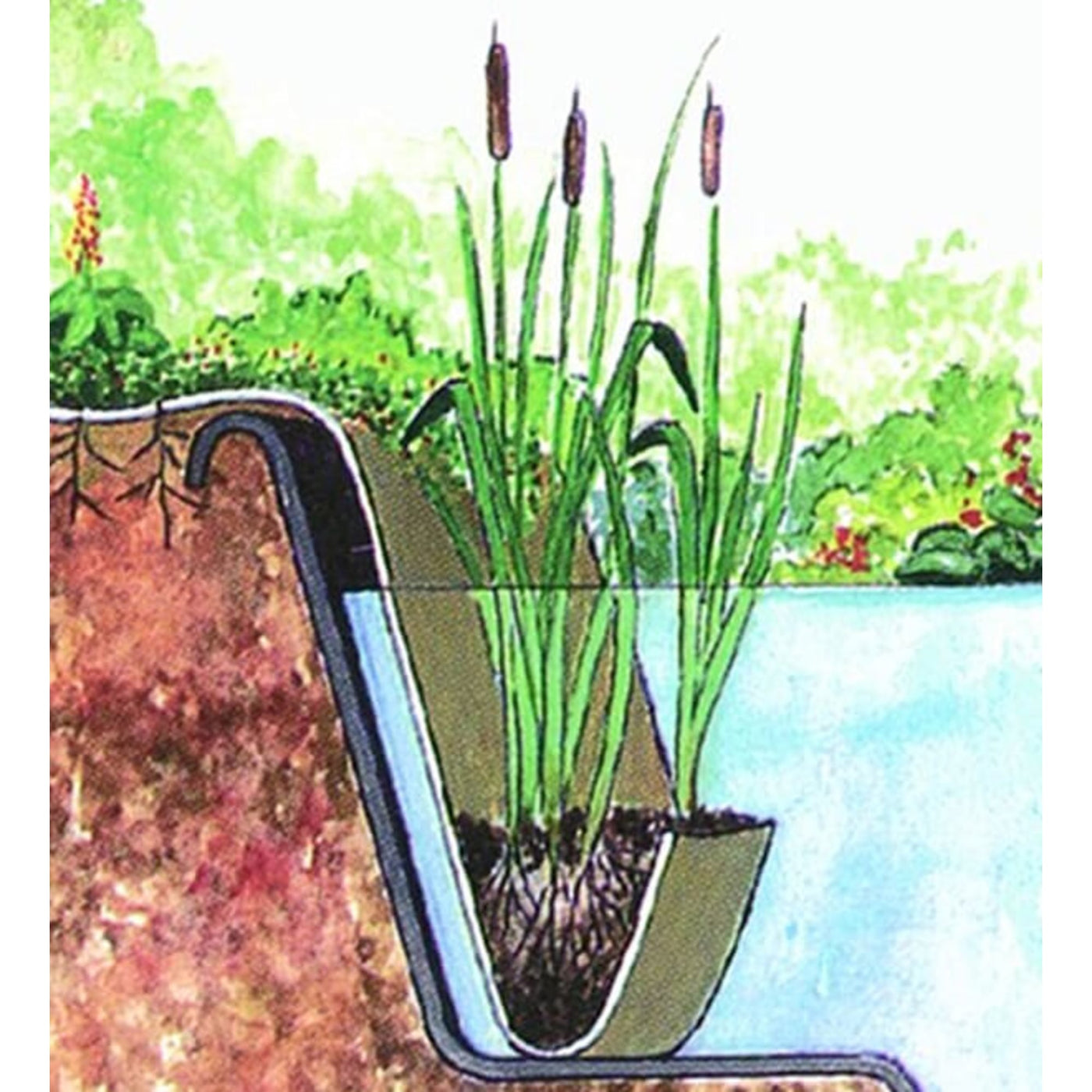 Budget Overzak, PP + jute Voorverpakt in PE-zak 100 x 60 cm - productfoto