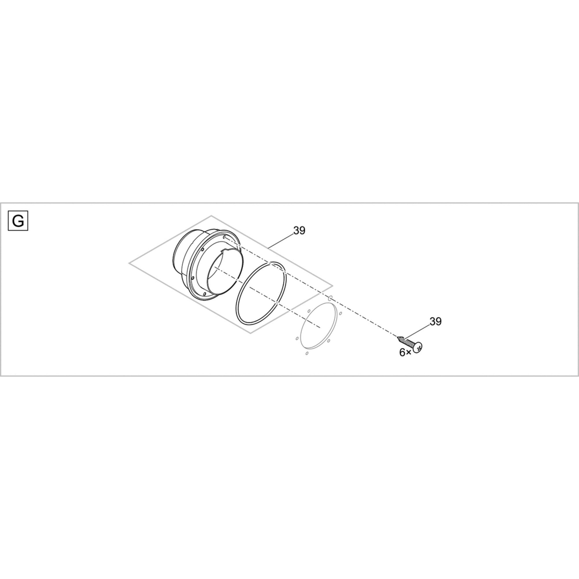 Dichting 150 verschroefd