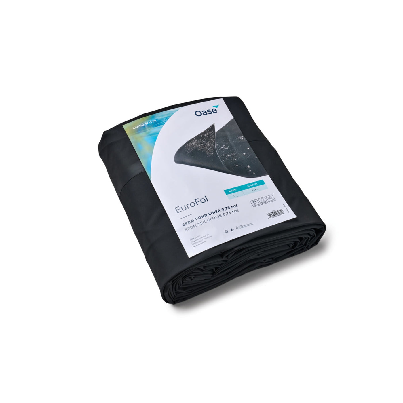EuroFol EPDM Pre-Packed 0,75 mm / 6 x 6m