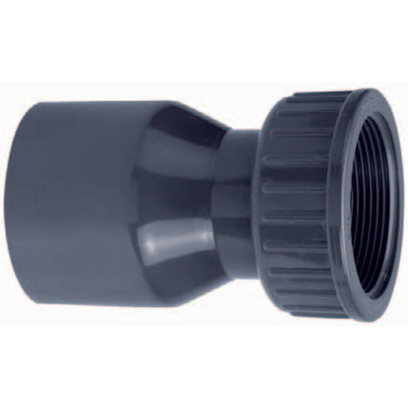PVC 2/3 koppeling 40mm x 1¼" PN10, Slangkoppeling bij Vijvercentrum