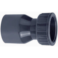 PVC 2/3 koppeling 40mm x 1½" PN16, miniatuur 1