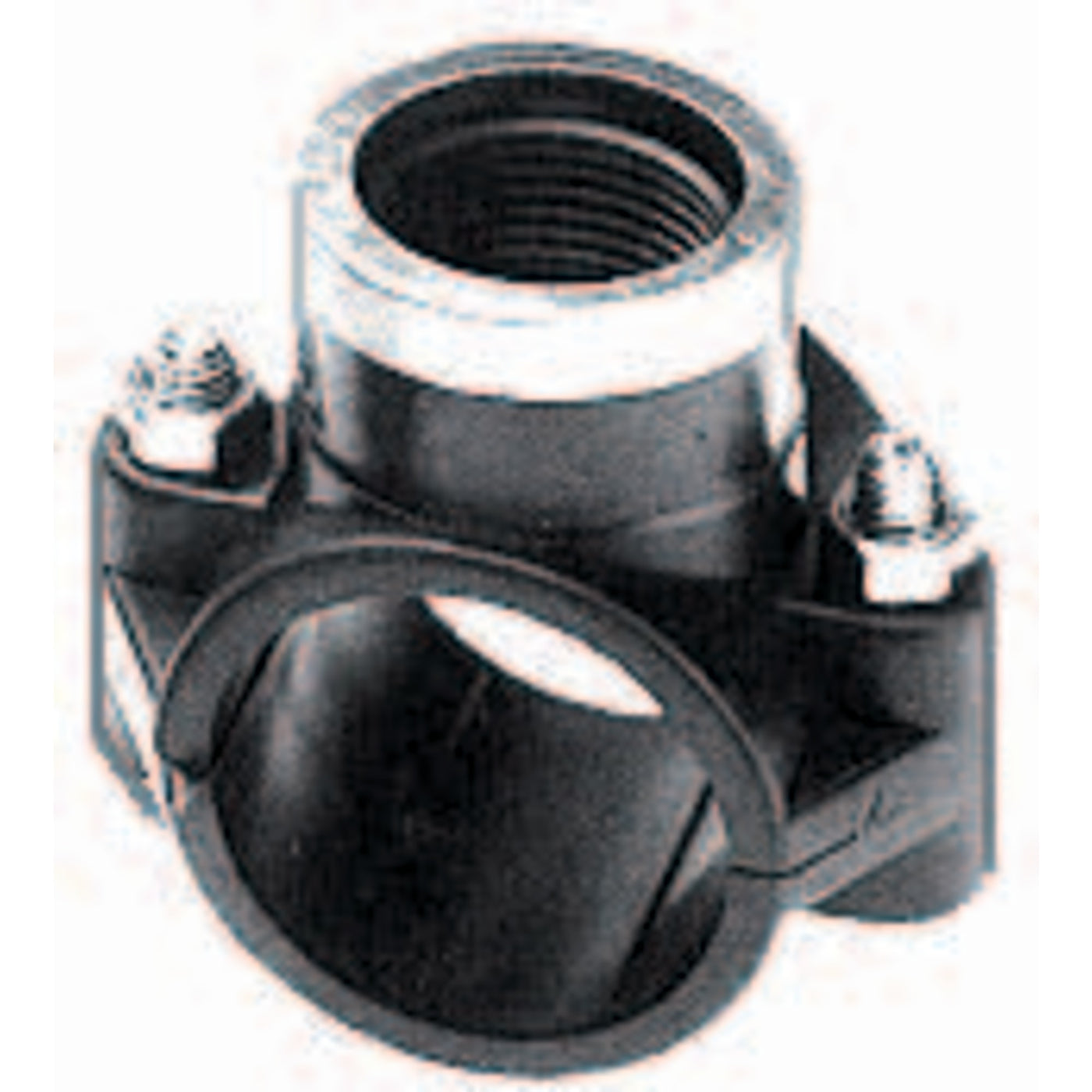 Aanboorzadel 32mm x ¾" binnendraad + RVS ring