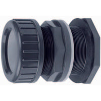 PVC doorvoerkoppeling 63mm klem x 2½" buitendraad PN10, miniatuur 1