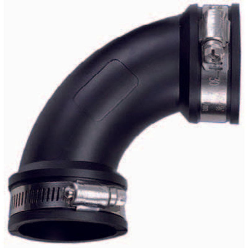 Flexibele bocht 3" / 90mm, PVC Hulpstuk bij Vijvercentrum