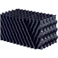 Filterblok honingraat zwart 120 x 30 x 30cm, miniatuur 1
