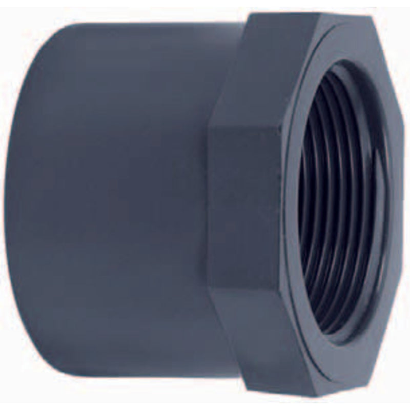 PVC lijmring 32mm x ¾" binnendraad PN16mm, PVC Hulpstuk bij Vijvercentrum