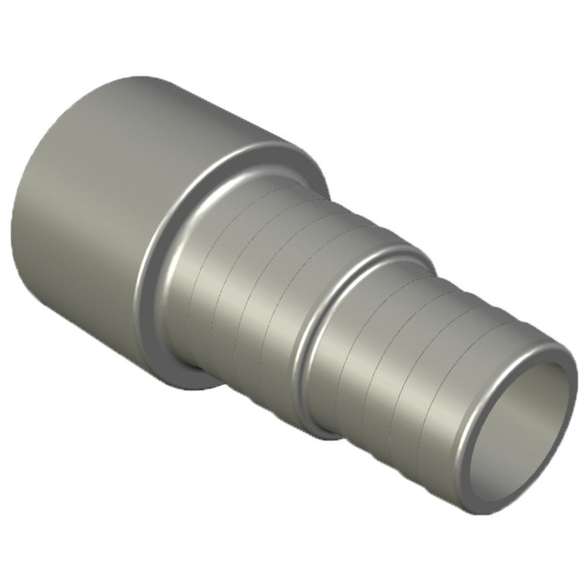 PVC Slangtule Ø50mm - 38/32mm grijs