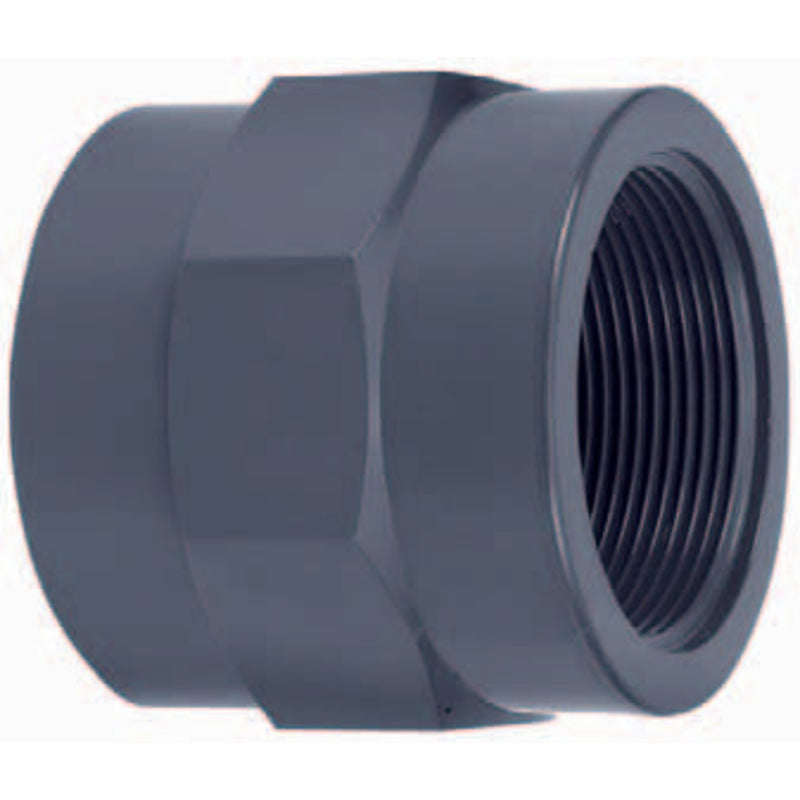 PVC schroefbus 32mm x ¾" binnendraad PN16mm, PVC Hulpstuk bij Vijvercentrum