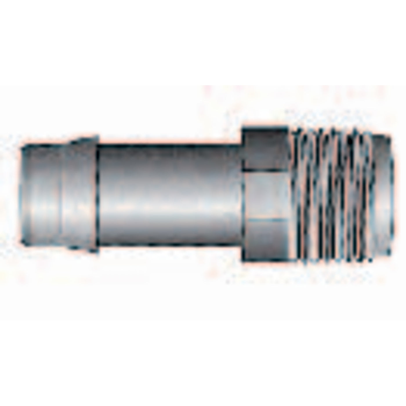 Nylon slangpilaar ¾" buitendraad x 19mm tule