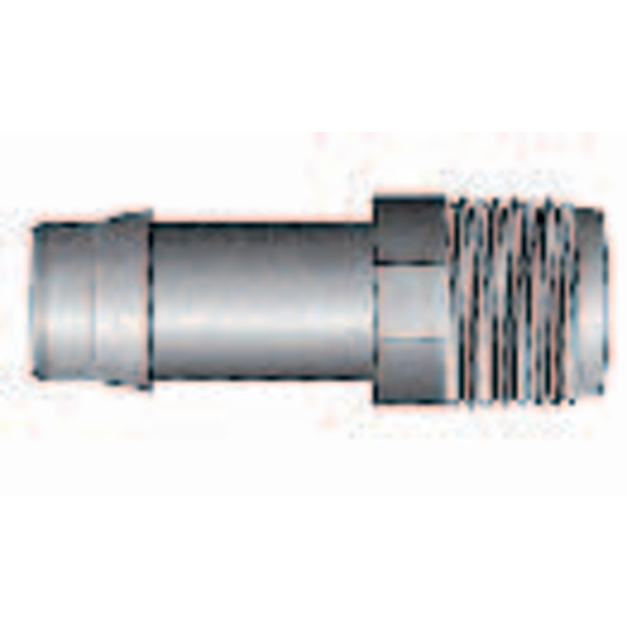 Nylon slangpilaar ¾" buitendraad x 19mm tule