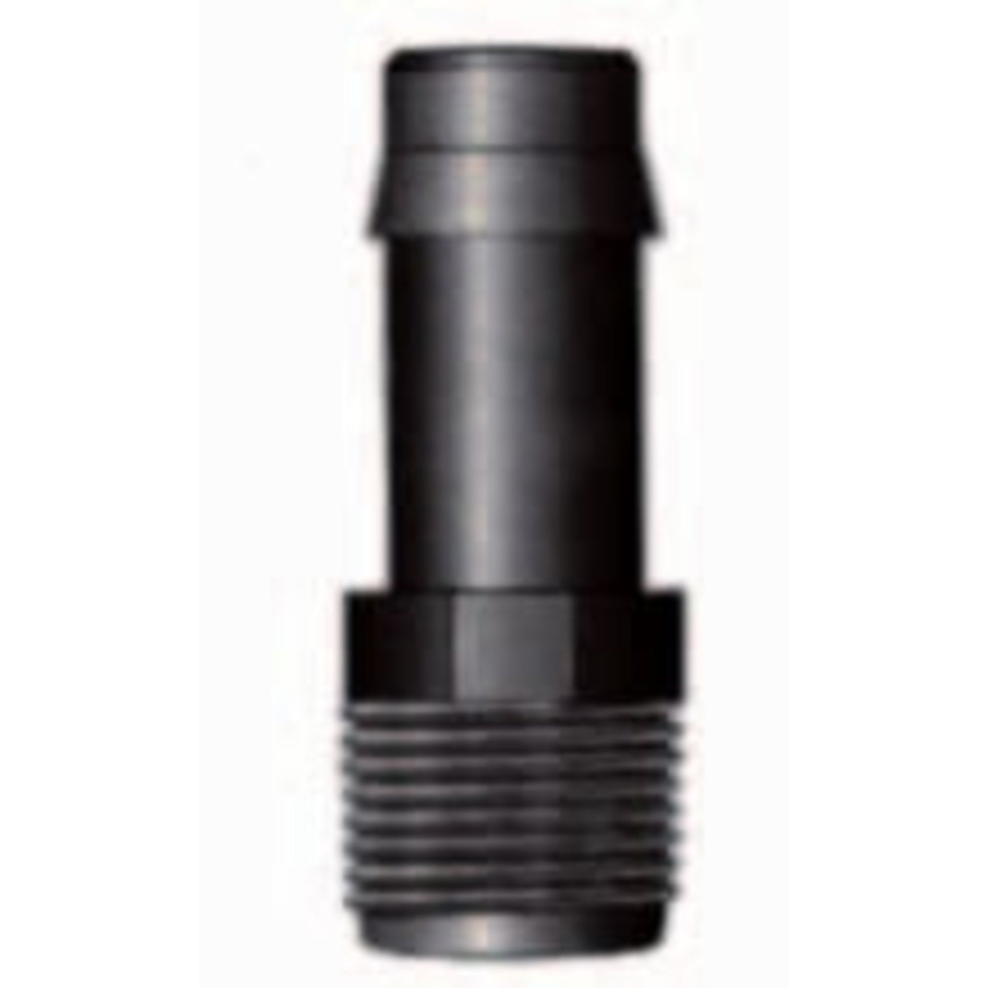 Nylon slangpilaar ½" buitendraad x 13mm tule