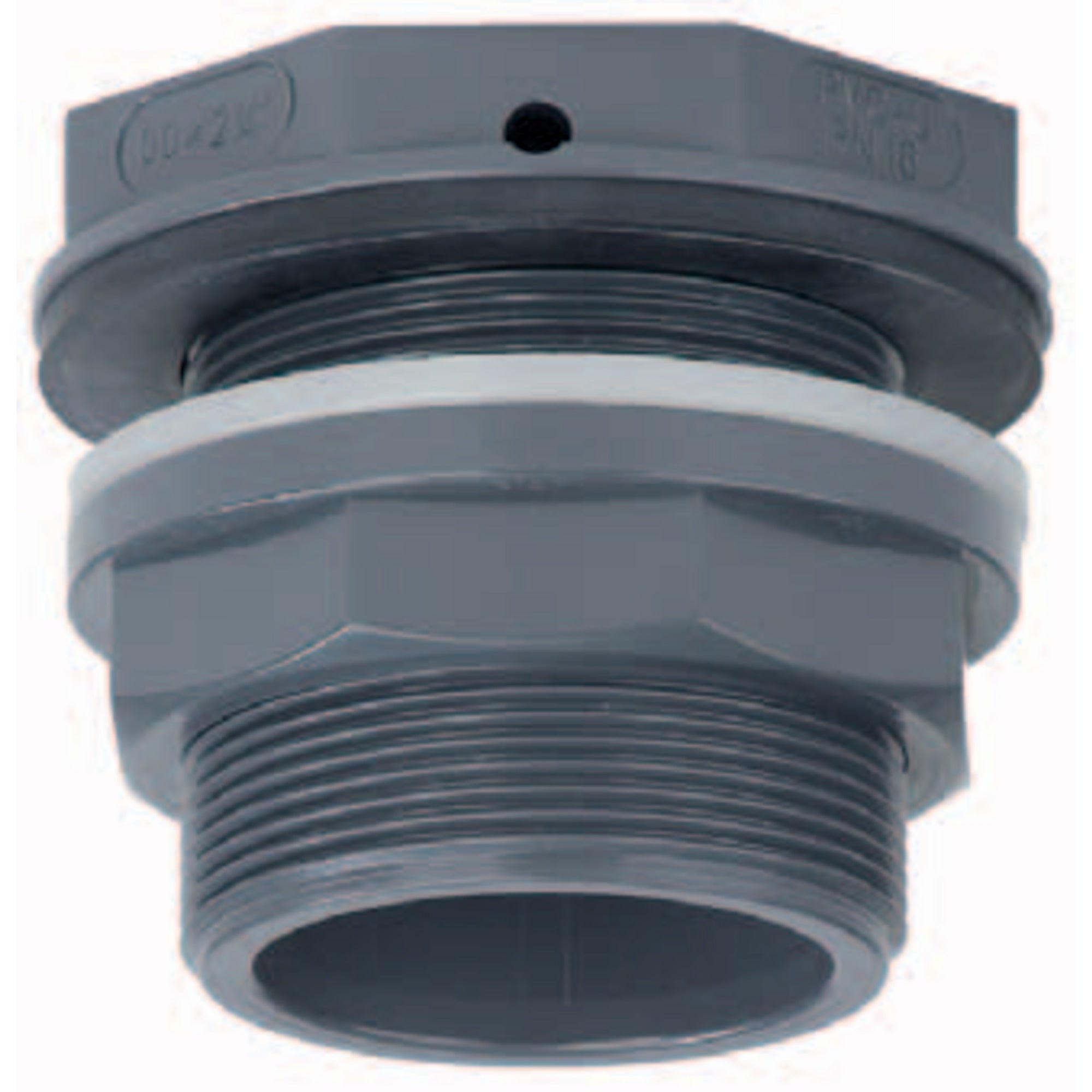 PVC tankdoorvoer 50mm met lage leegloop
