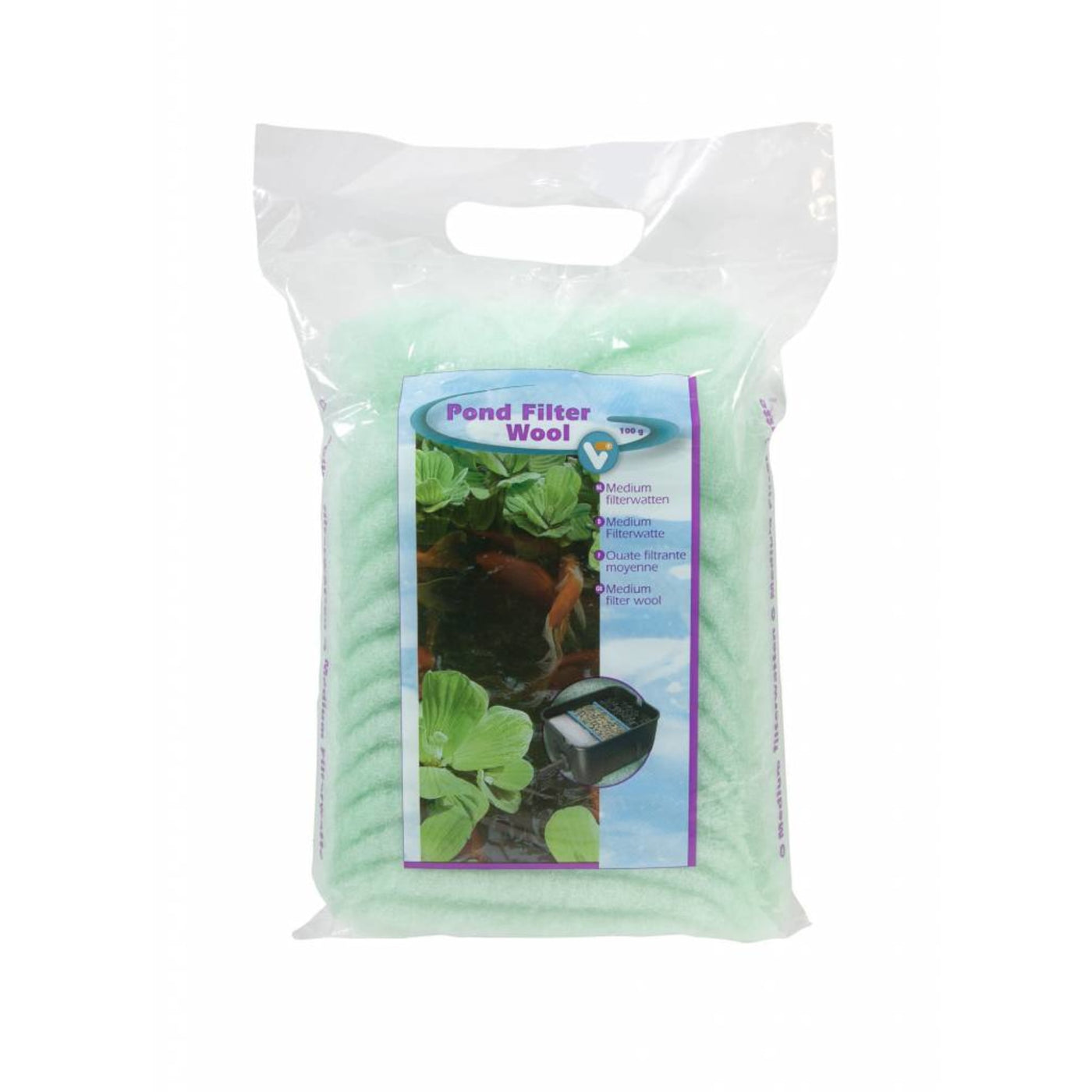 Filter watten Groen 100 Gram