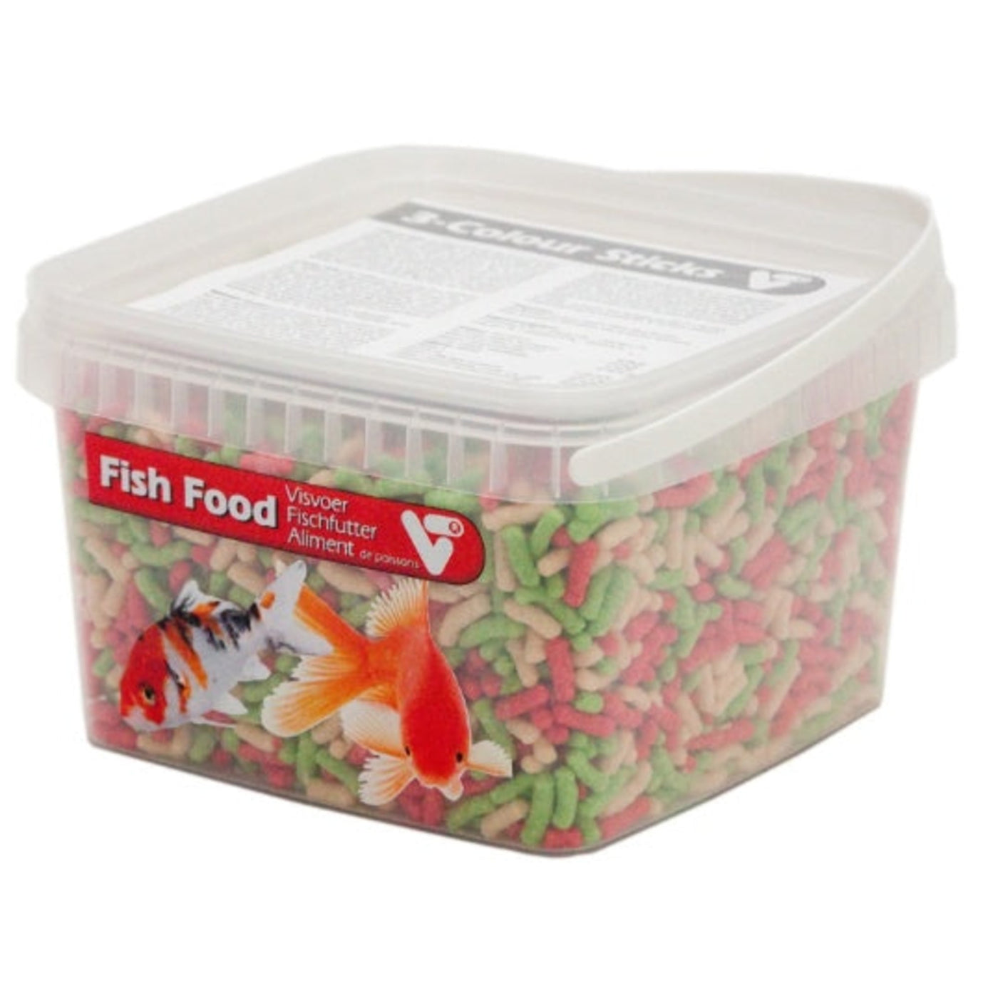 Fish Food 3-Colour Sticks - 2,5 Liter