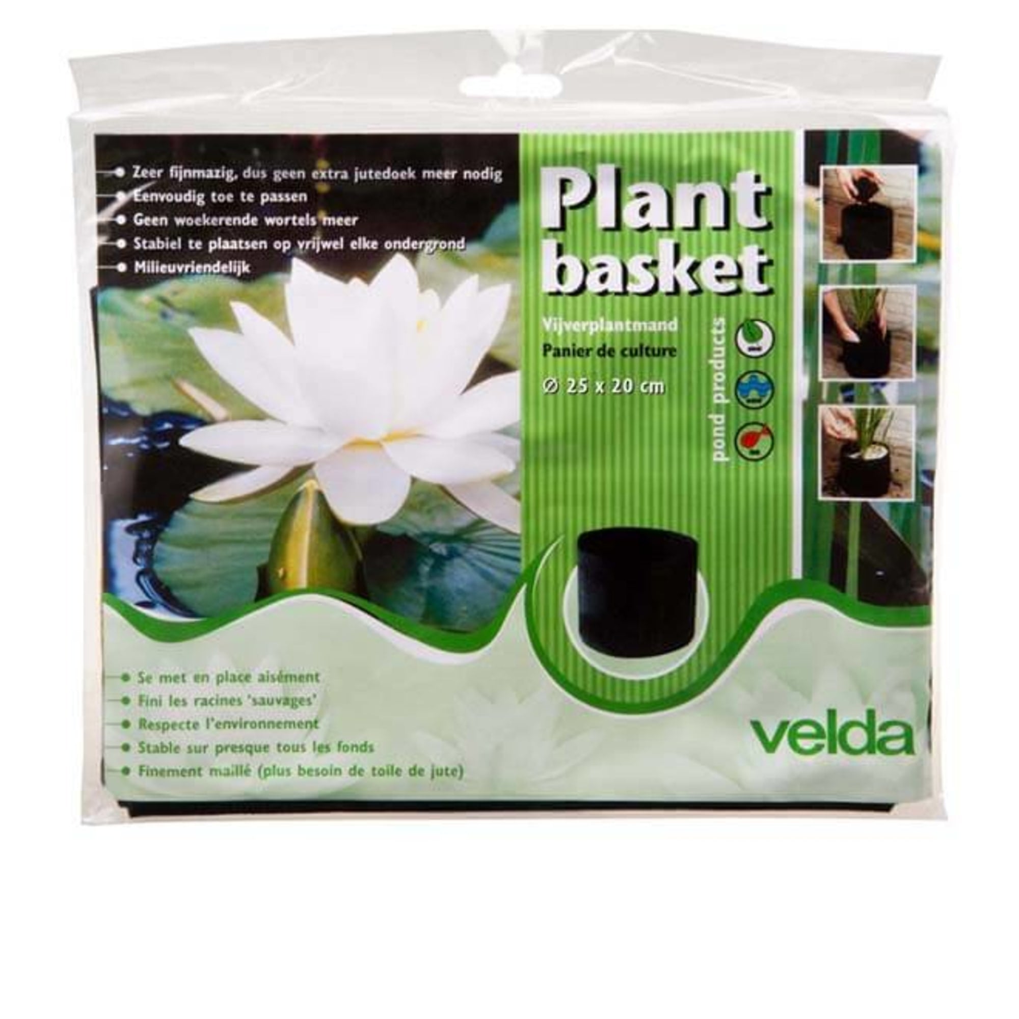 flexibel Plantenmandje rond 25x20 cm