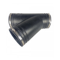 Flexibel rubber Y-stuk 160mm, miniatuur 1