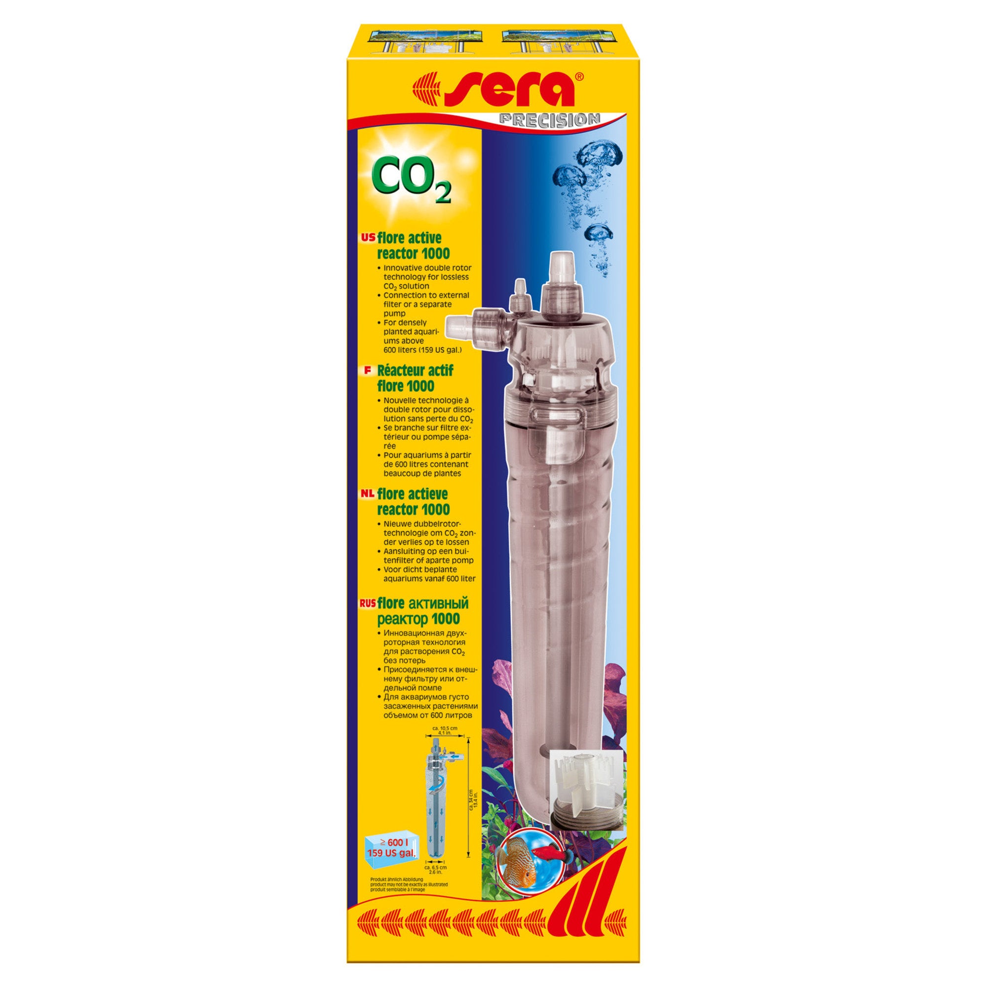 flore actieve CO2-reactor 1000
