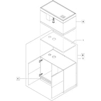 HighLine roomdivider kast 300 anthra., miniatuur 1