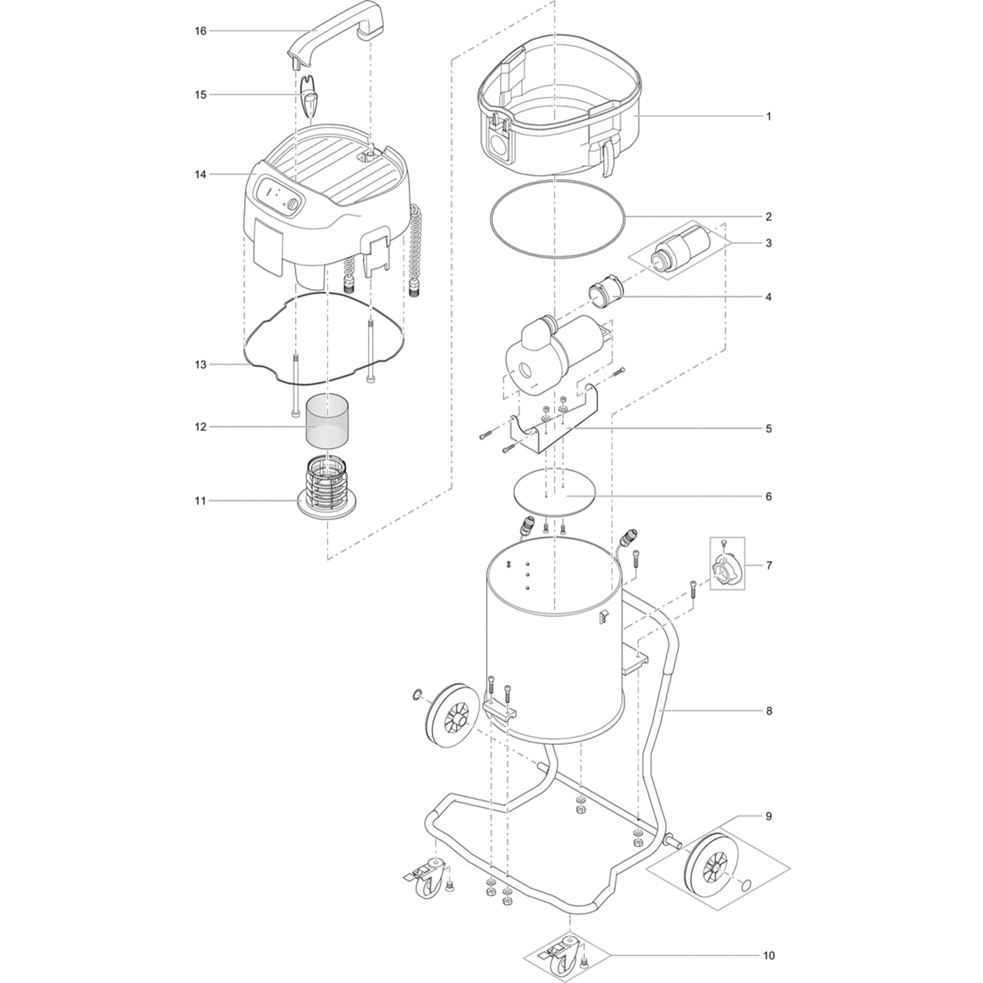 Kabelhouder 145 x 57 x 45