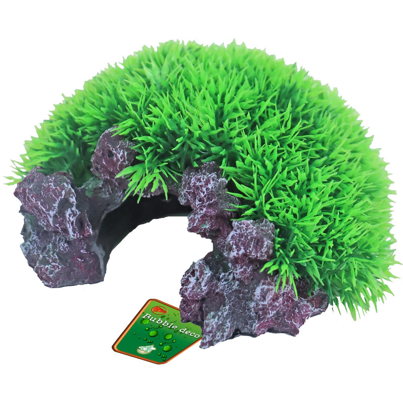 Kunst.Pl. Green Mossrots+Uitstr.16x8 Cm, Aquarium Decoratie bij Vijvercentrum