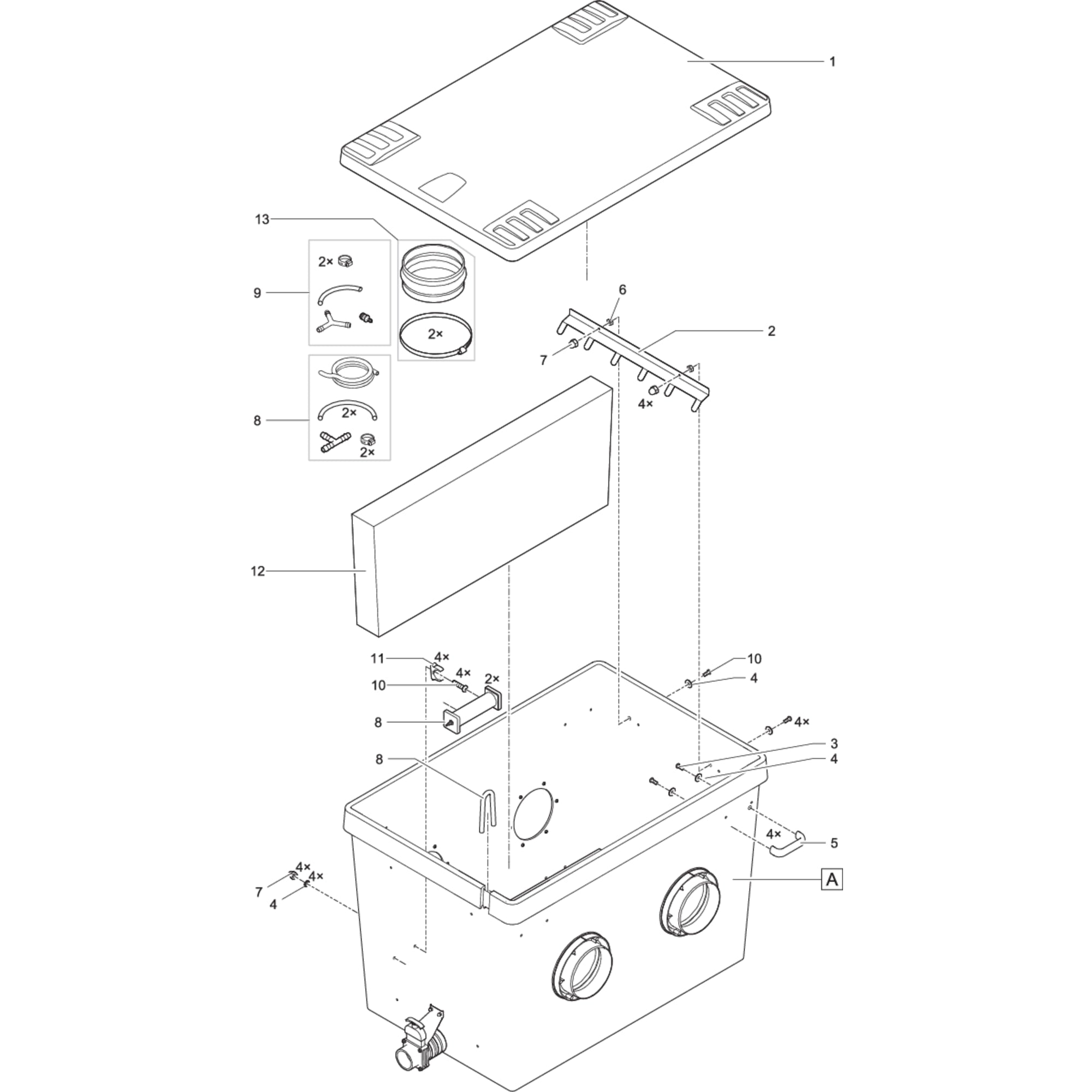 Lenskopschroef torx V2A ISO14585 6,3x32