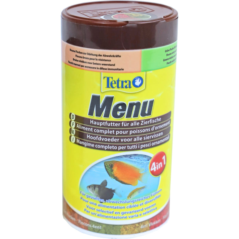 Tetra Menu 4 In 1 250 ML - productfoto, Visvoer bij Vijvercentrum