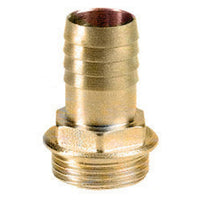 Messing Vaareind buitendraad x Tule 1/2" x 20mm, miniatuur 1