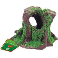 Ornament Boomstronk+Mos 10x8x7 Cm, miniatuur 1