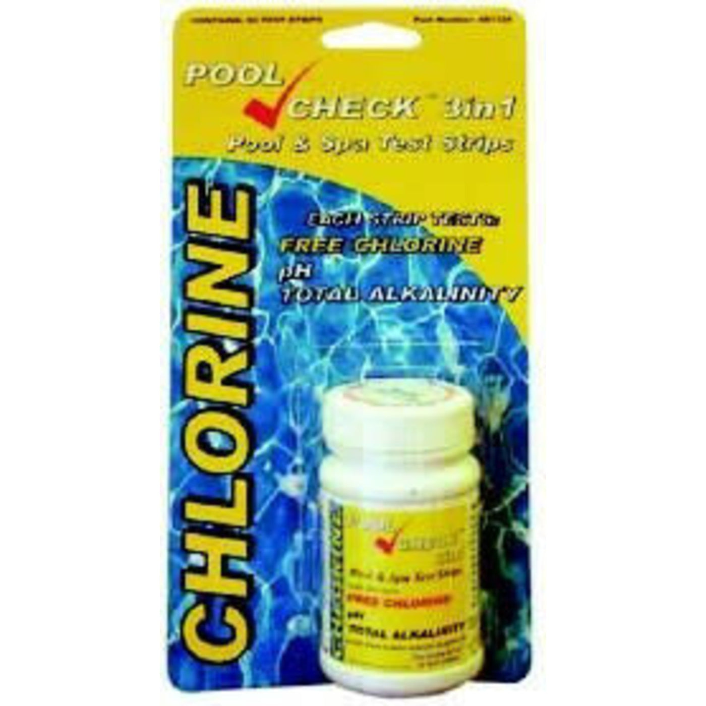 Poolcheck 3 in 1 Teststrip voor Zwembad (50 stuks)