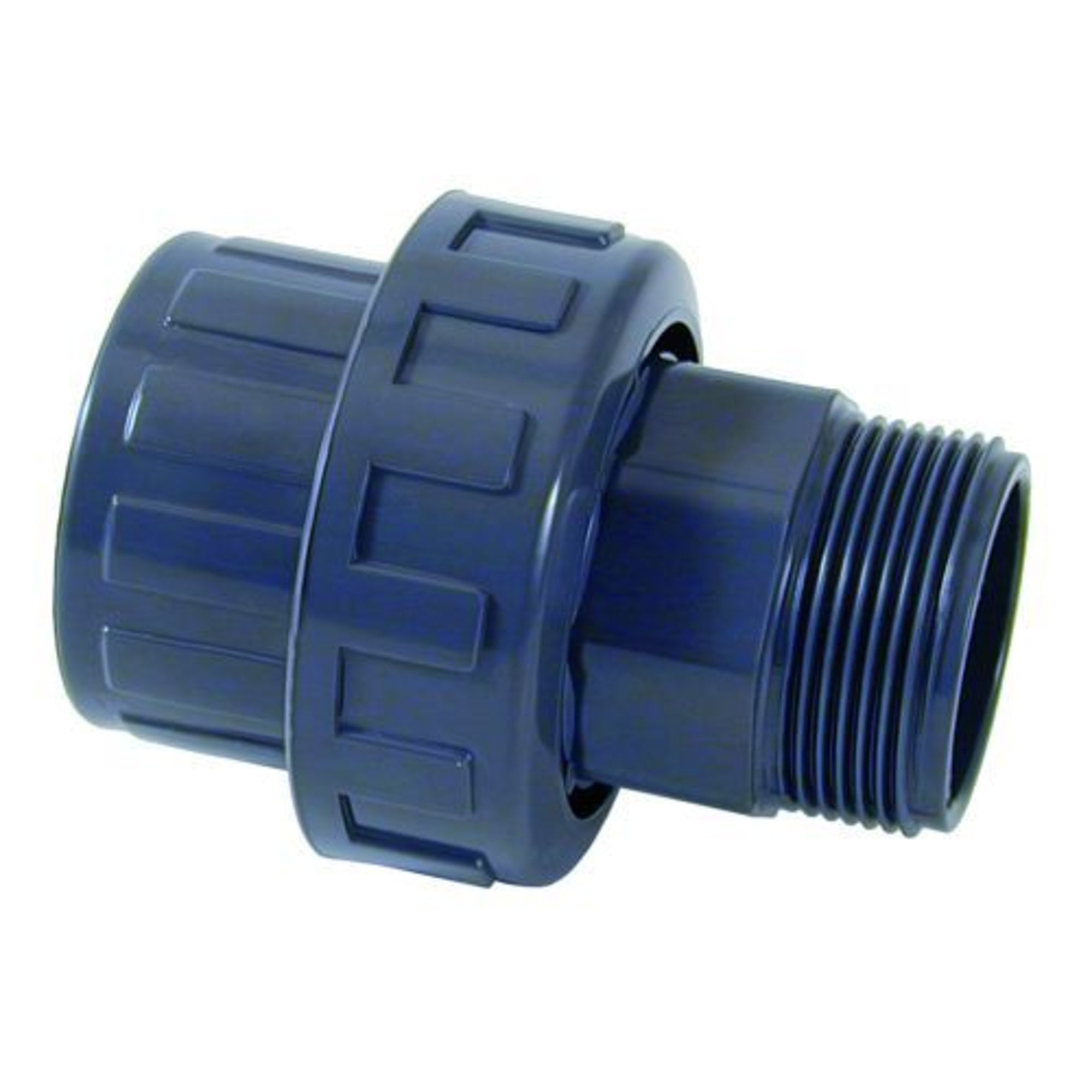 PVC 3/3 koppeling 4" binnendraad 4" buitendraad PN10