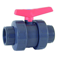 PVC ball valve 2½" female thread PN16, miniatuur 1