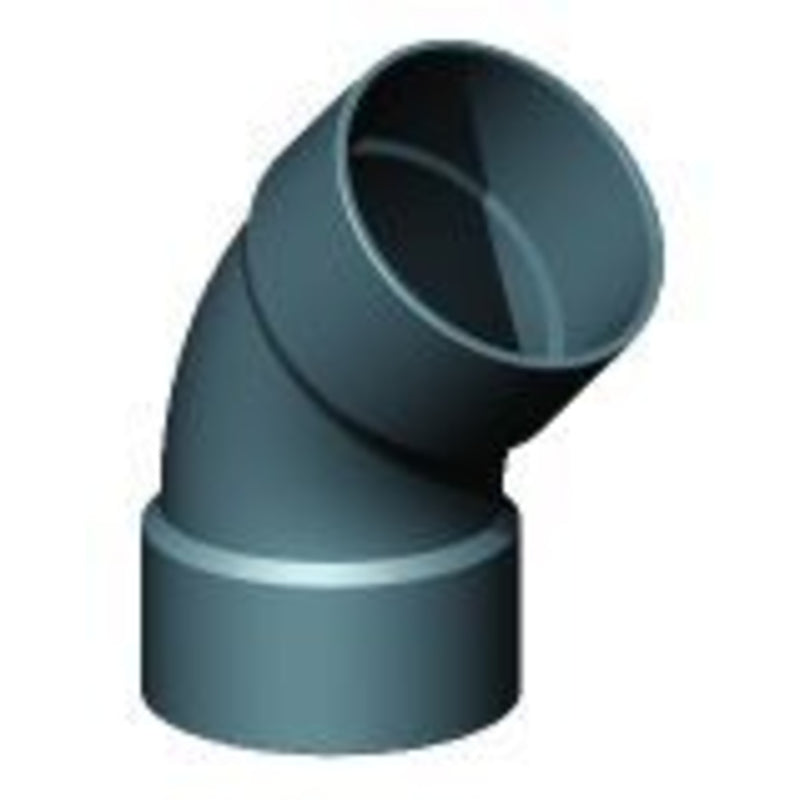 PVC bocht 45° Ø315mm PN4, PVC Hulpstuk bij Vijvercentrum