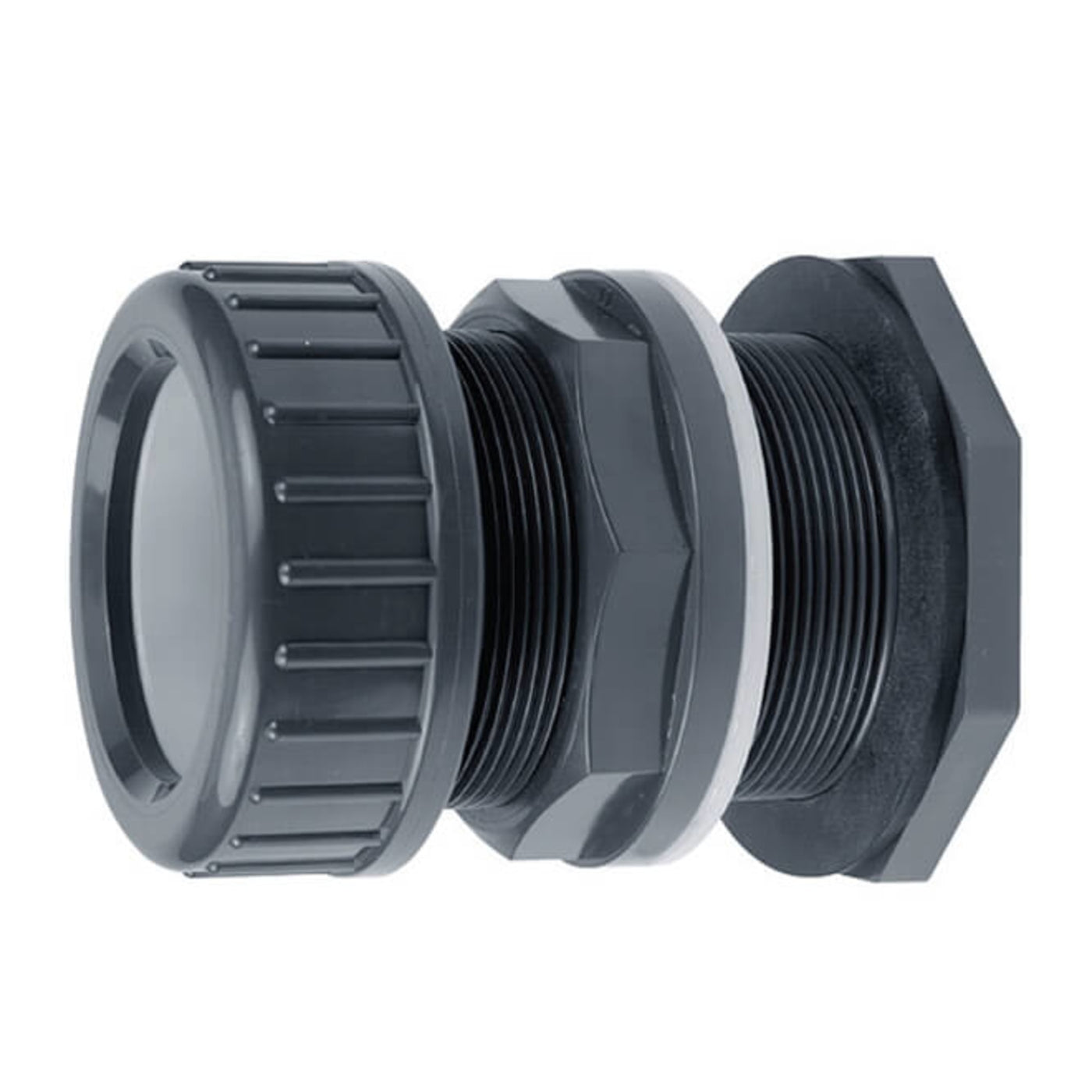 VDL PVC wanddoorvoer met klemmoer 20 mm x 3/4 inch