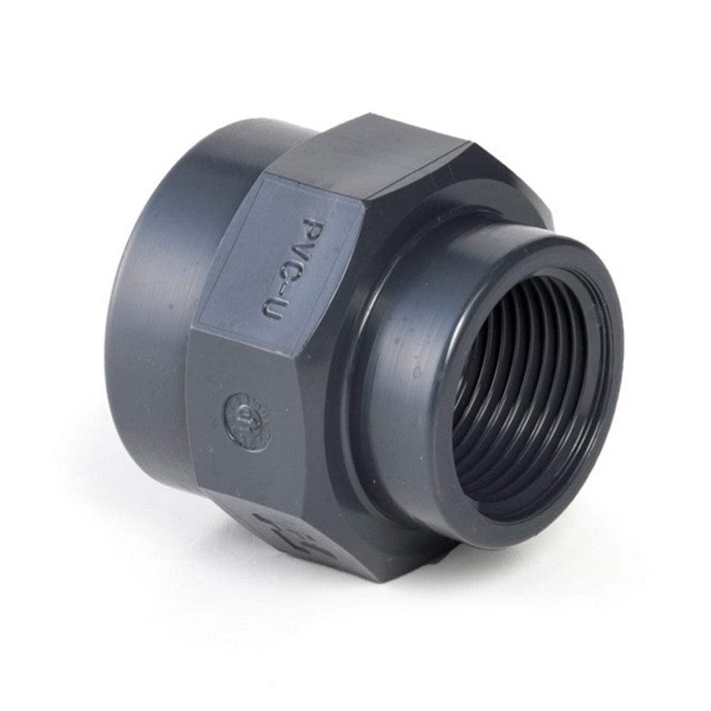 VDL PVC verloop schroefstuk type A 1 inch x 1 1/2 inch