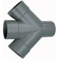 Wavin Wadal PVC dubbel T-stuk 88 graden 110 mm, miniatuur 1