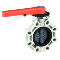 PVC vlinderklep Ø63mm - 75 industrieel, miniatuur 1