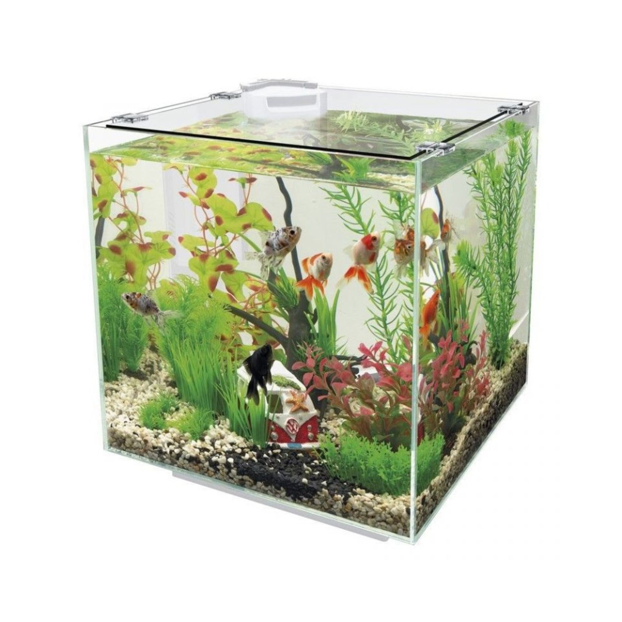 SuperFish QubiQ 30 wit 30 liter aquarium met filter