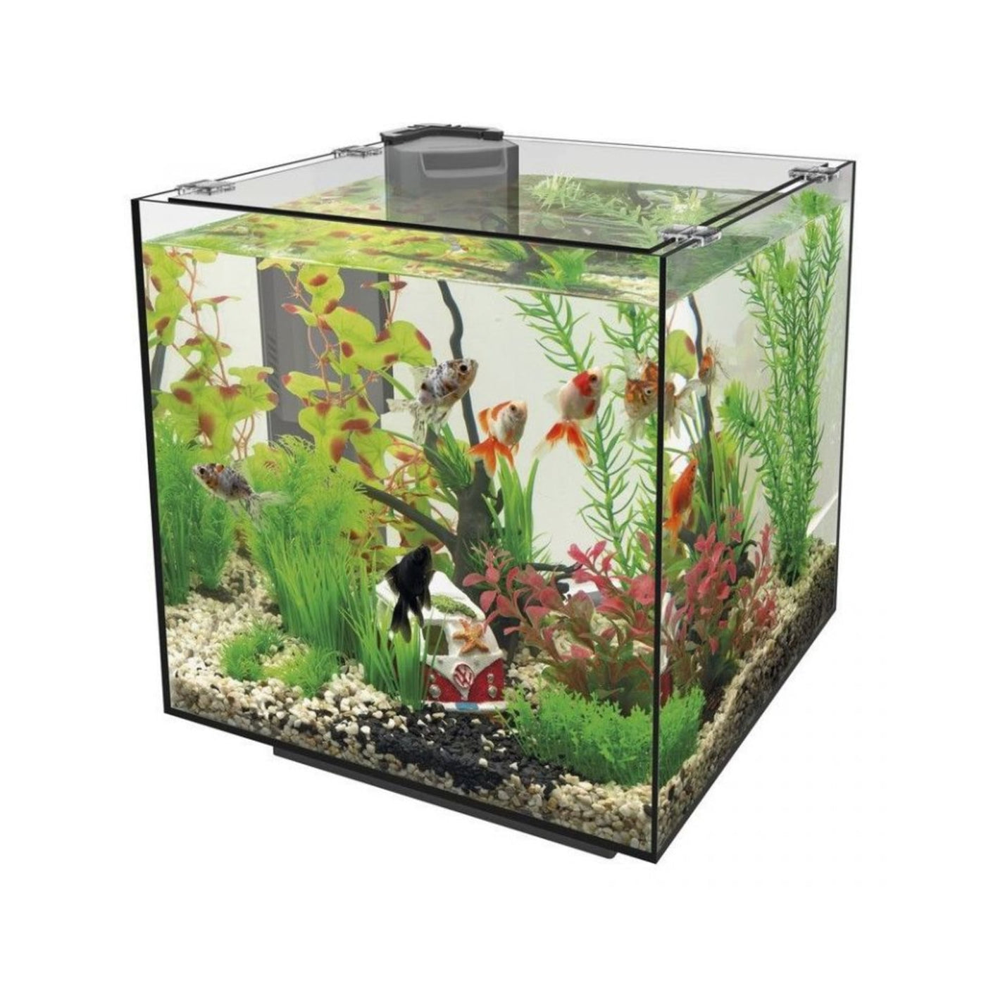 SuperFish QubiQ 30 zwart 30 liter aquarium met filter