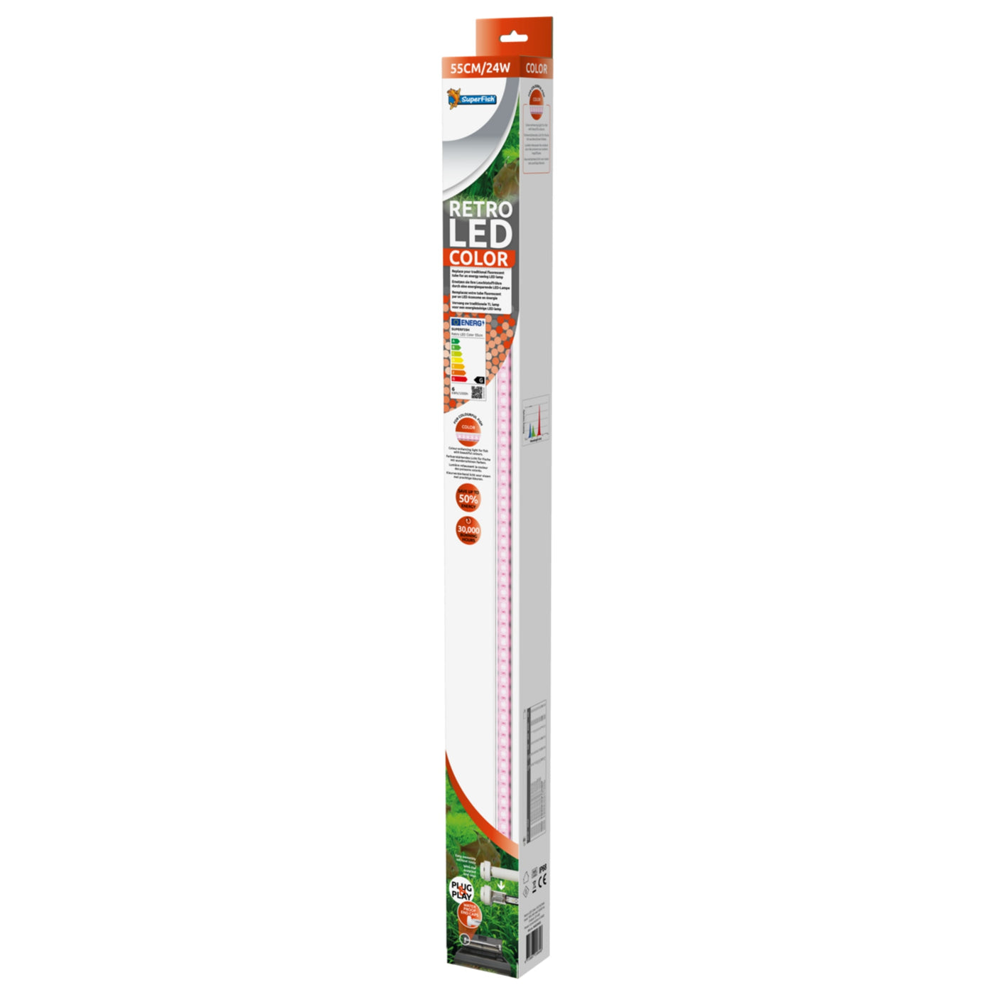 Retro Led Color T5 55cm/24w