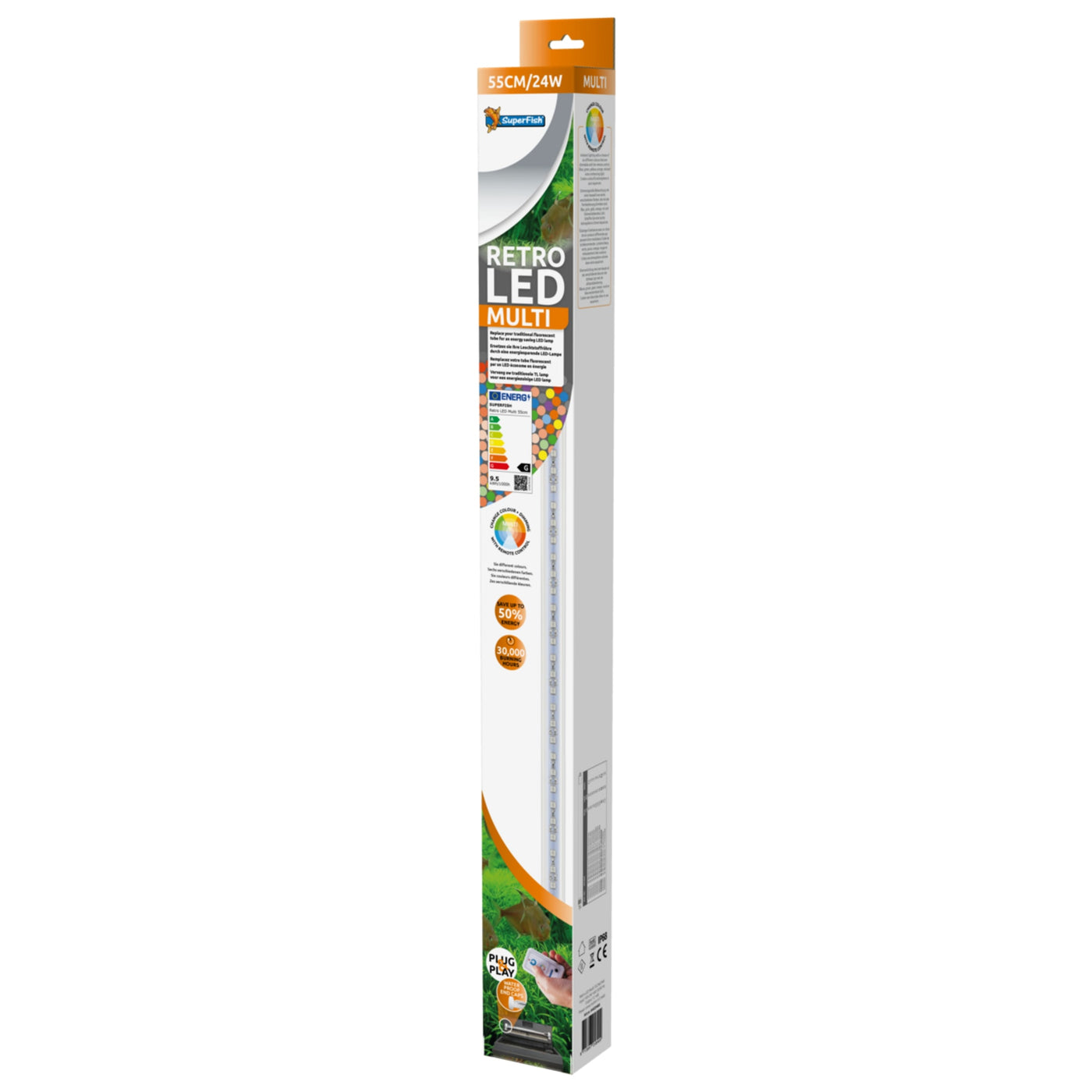 Retro Led Multi T5 55cm/24w