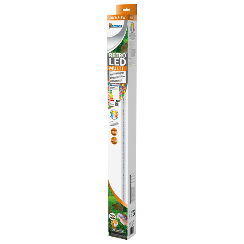 Retro Led Multi T8&Jt5 60cm/18w, Aquarium Verlichting bij Vijvercentrum