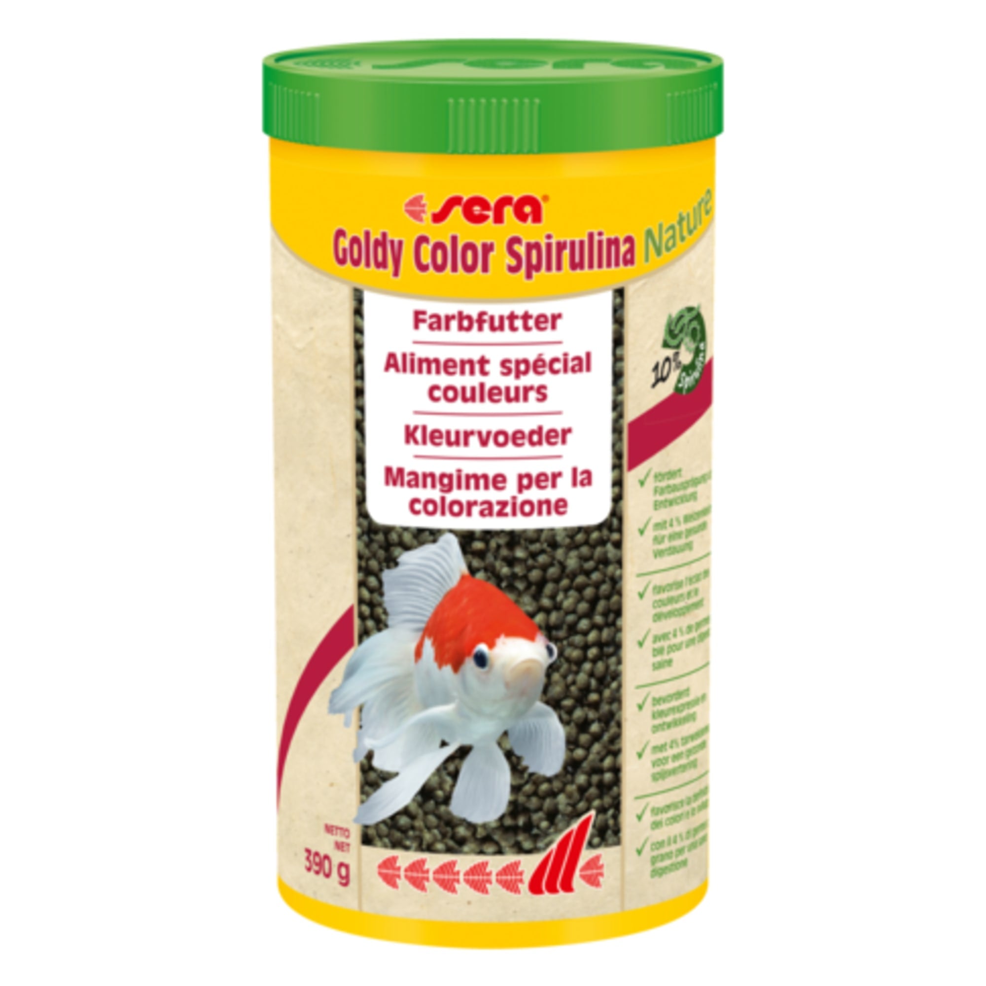 Sera Goldy Color Spirulina 390 gr op=op
