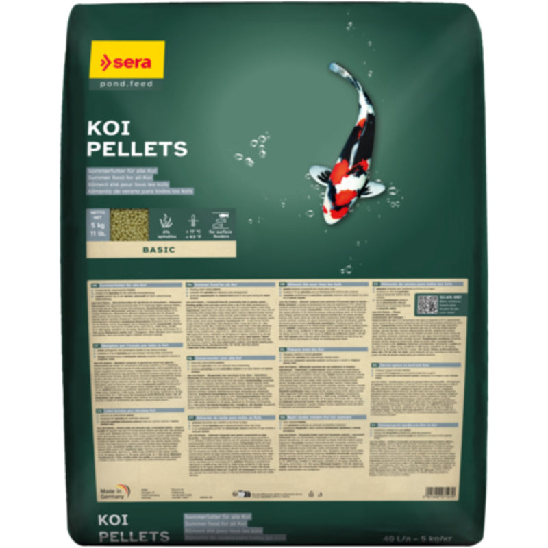 Sera Koi Pellets 40 L - 5 kg - productfoto, Onderhoudsproduct bij Vijvercentrum
