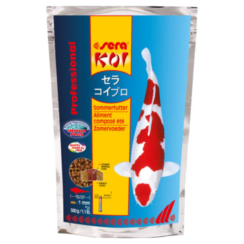 Sera Koi Professional Summer 500 gr - productfoto, Onderhoudsproduct bij Vijvercentrum