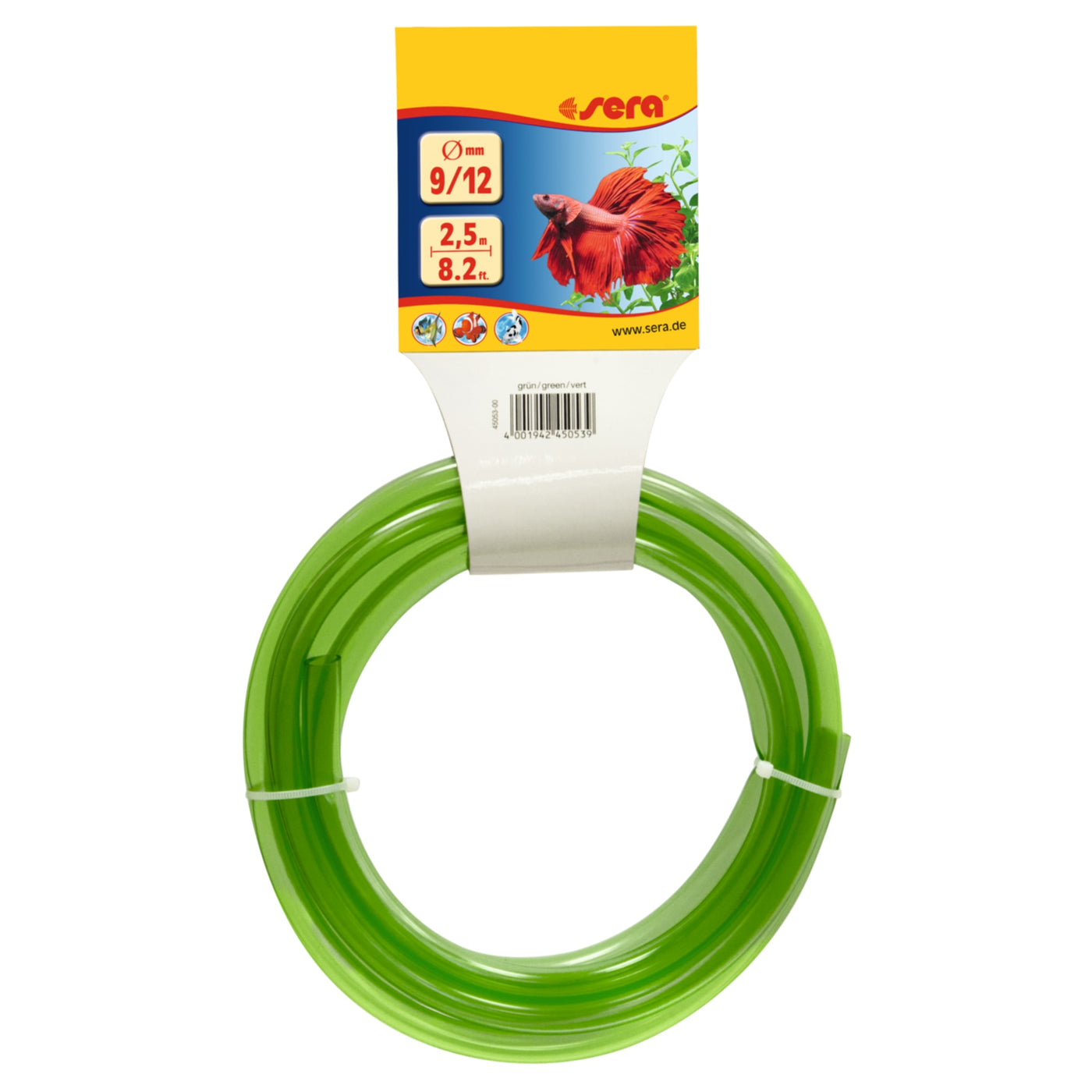 slang 9/12 groen 2,5 m
