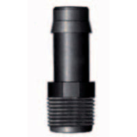 Slangpilaar buitendraad x tule PP zwart 1" x 13mm, miniatuur 1